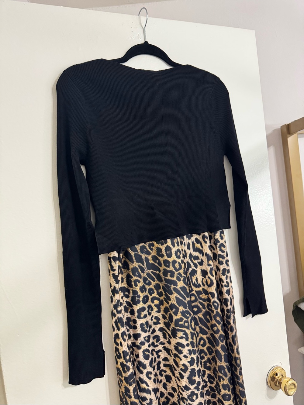 AllSaints Hera Leppo 2-in-1 Midi Dress - Picture 5 of 11
